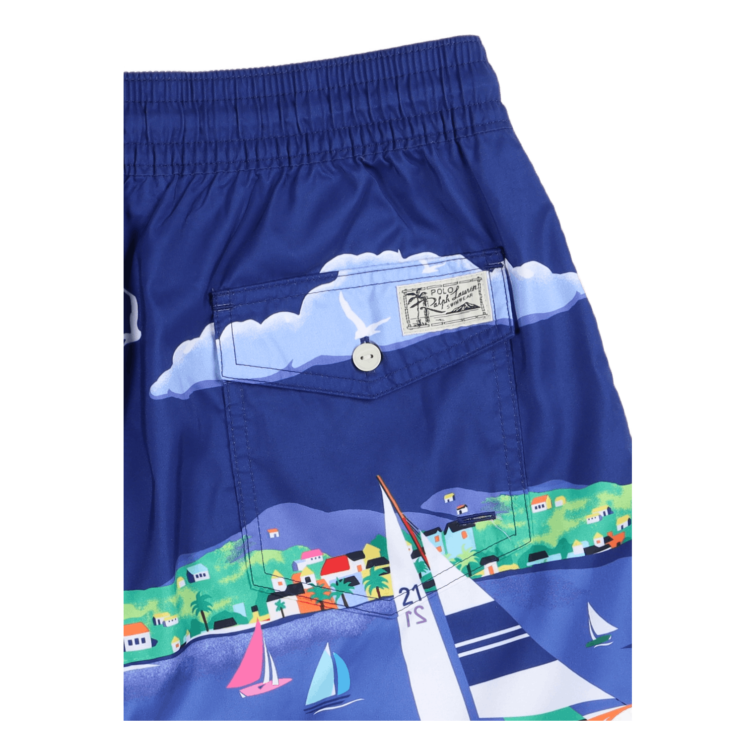 5.75-Inch Traveler Classic Swim Trunk Riviera Du Port Scenic