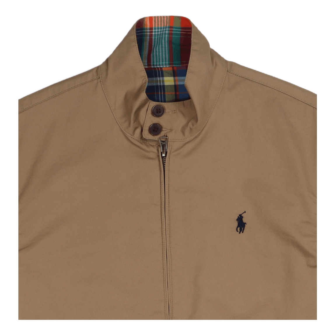 Polo Ralph Lauren Reversible Chino Madras Jacket Madras Luxury Tan Caliroots