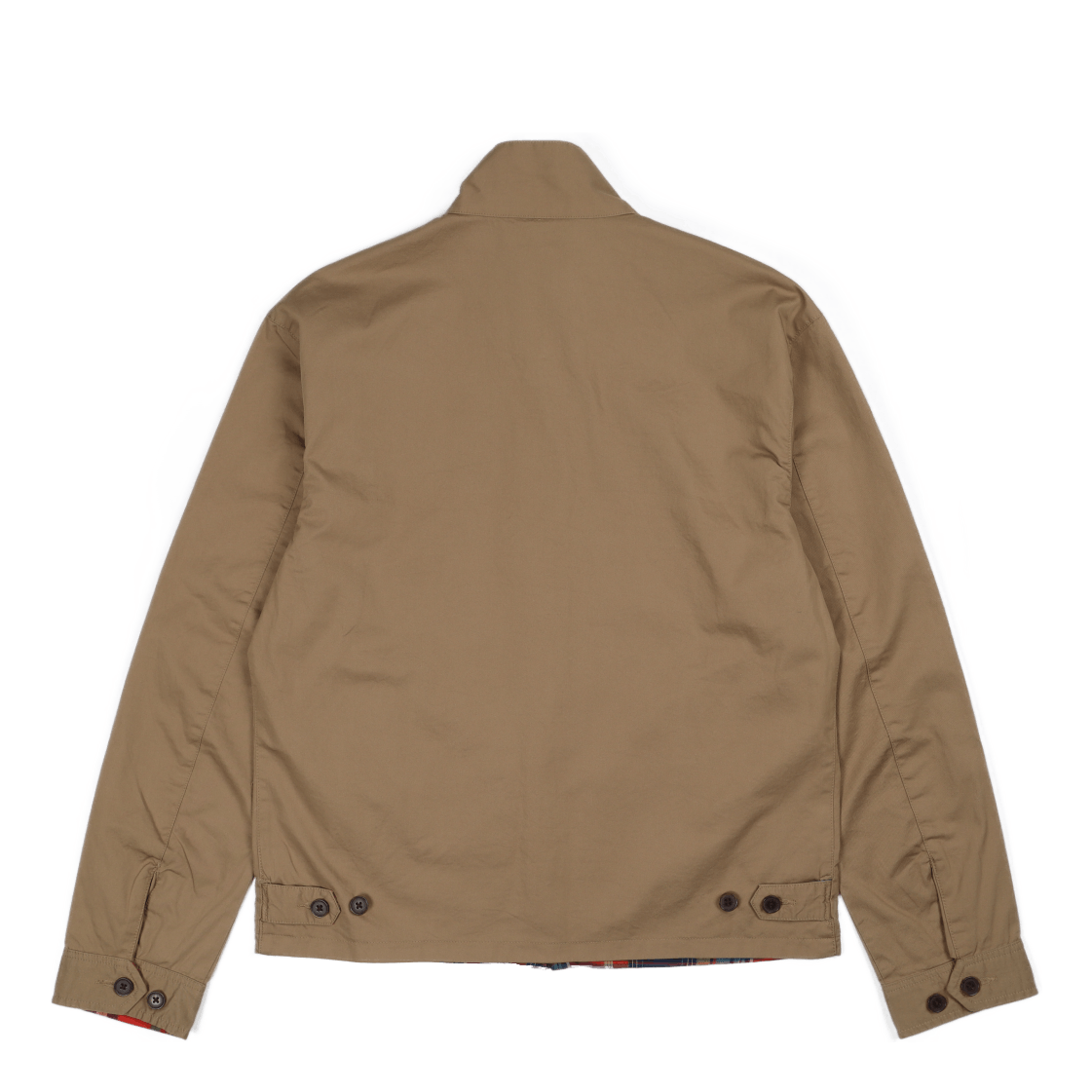 Reversible Chino-Madras Jacket Madras/Luxury Tan
