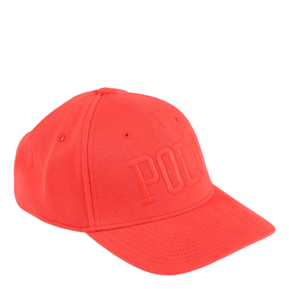 Logo Fleece Ball Cap Tomato