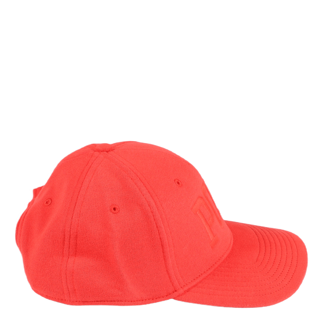 Logo Fleece Ball Cap Tomato