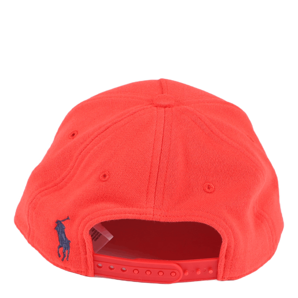 Logo Fleece Ball Cap Tomato