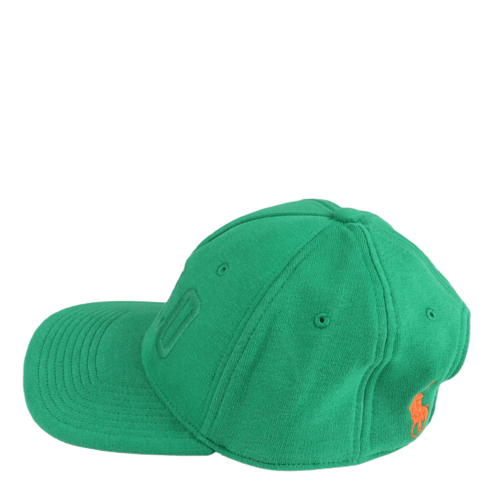 Logo Fleece Ball Cap Cruise Green
