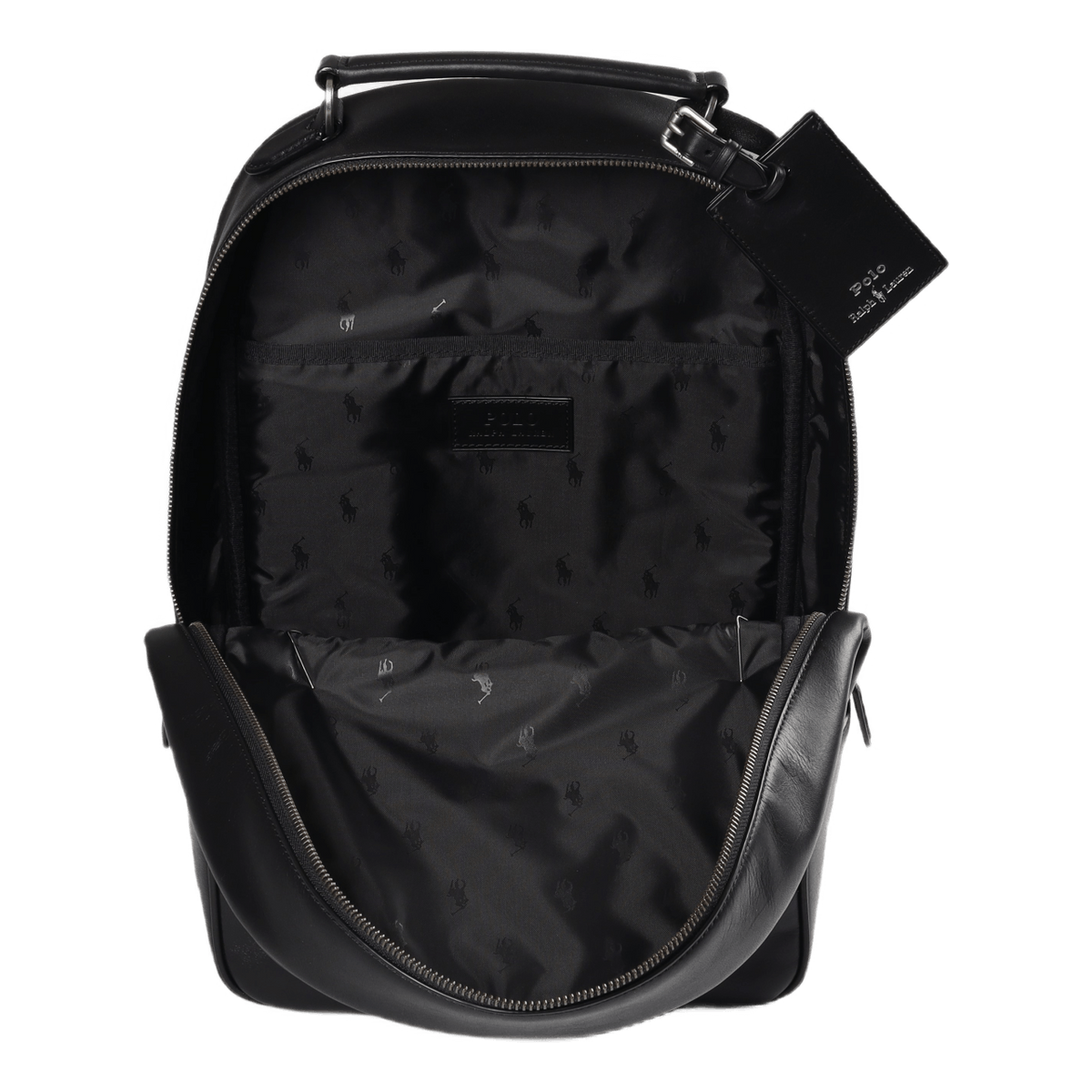 Leather Backpack Black