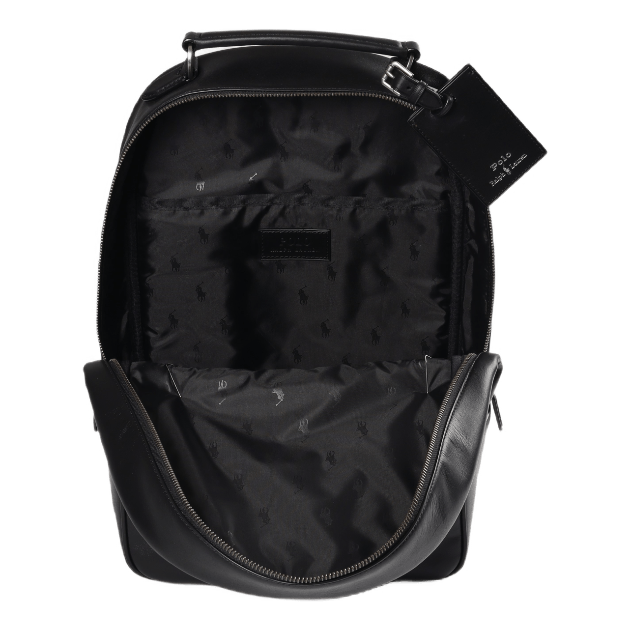Leather Backpack Black