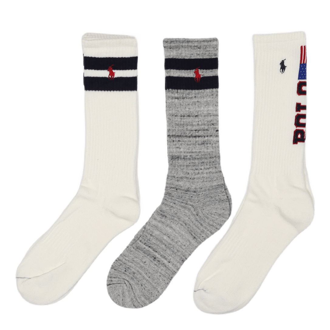 3-Pack Crew Sock