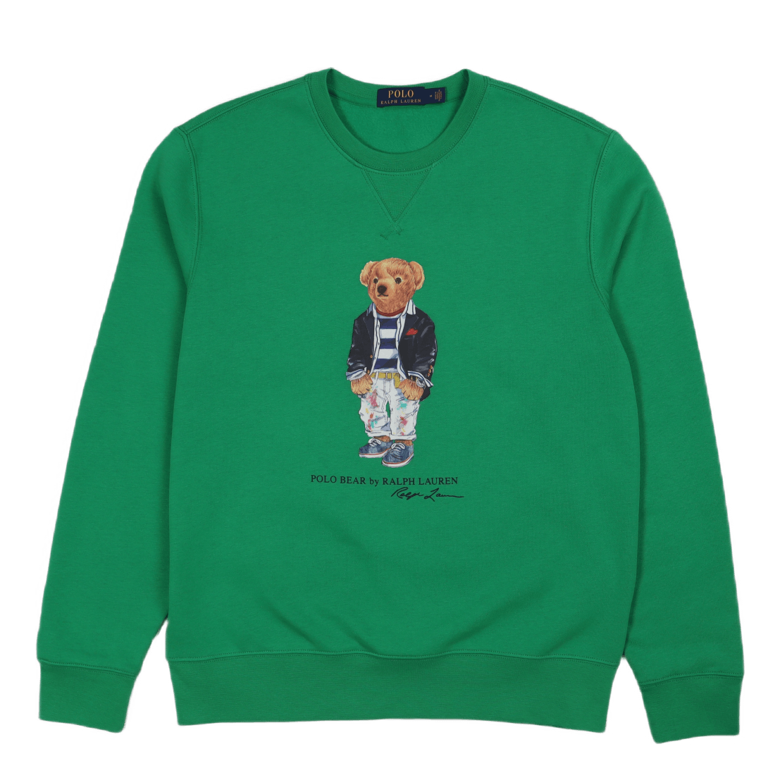 Polo Bear Fleece Sweatshirt Cr21 Cruise Green Clr Shp Bear