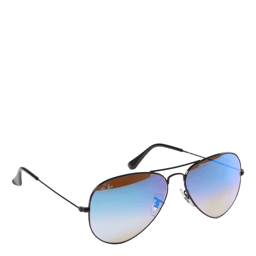 Aviator Large Metal Black 002/4o 58