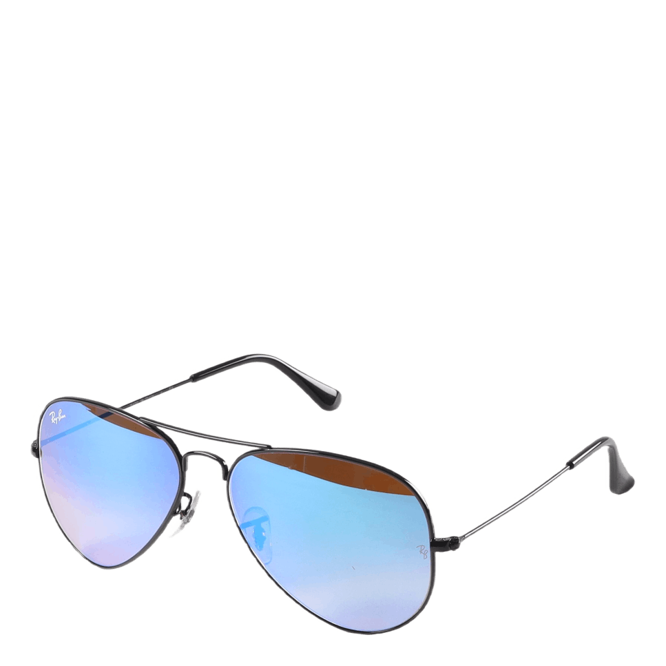 Aviator Large Metal Black 002/4o 58