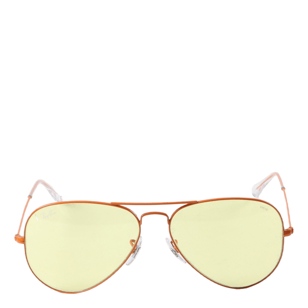 Aviator Large Metal Metal Orange 9220t4/58