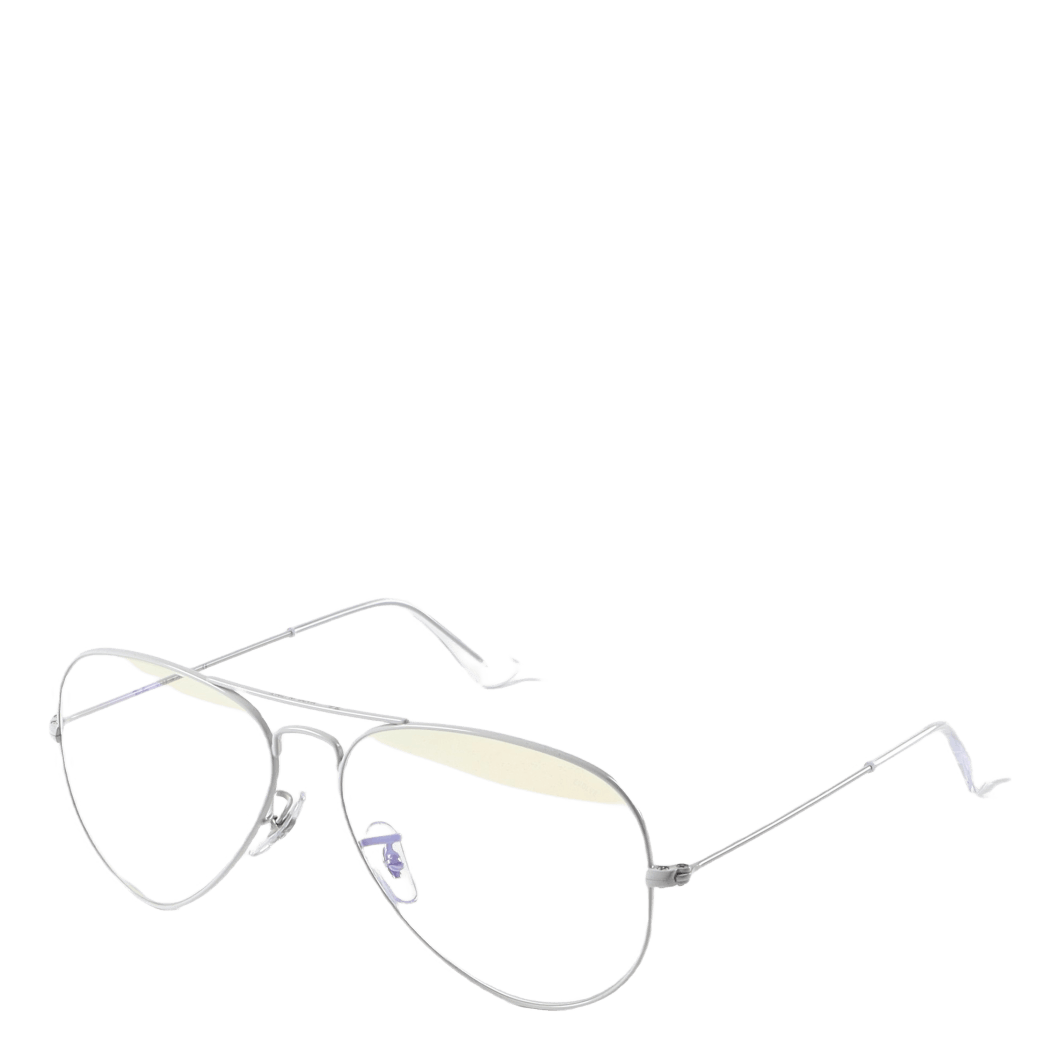 Aviator Large Metal Light Gray 9223BL/58
