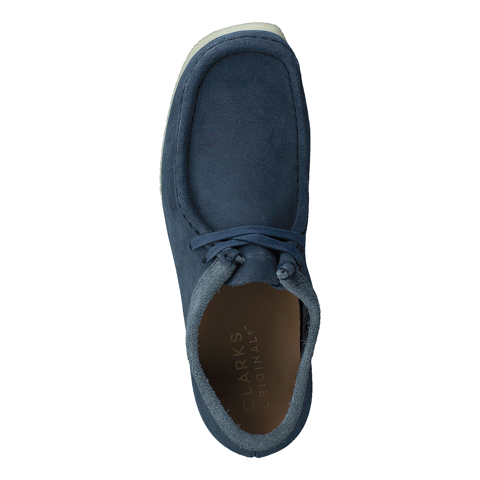 Clarks blue suede sales