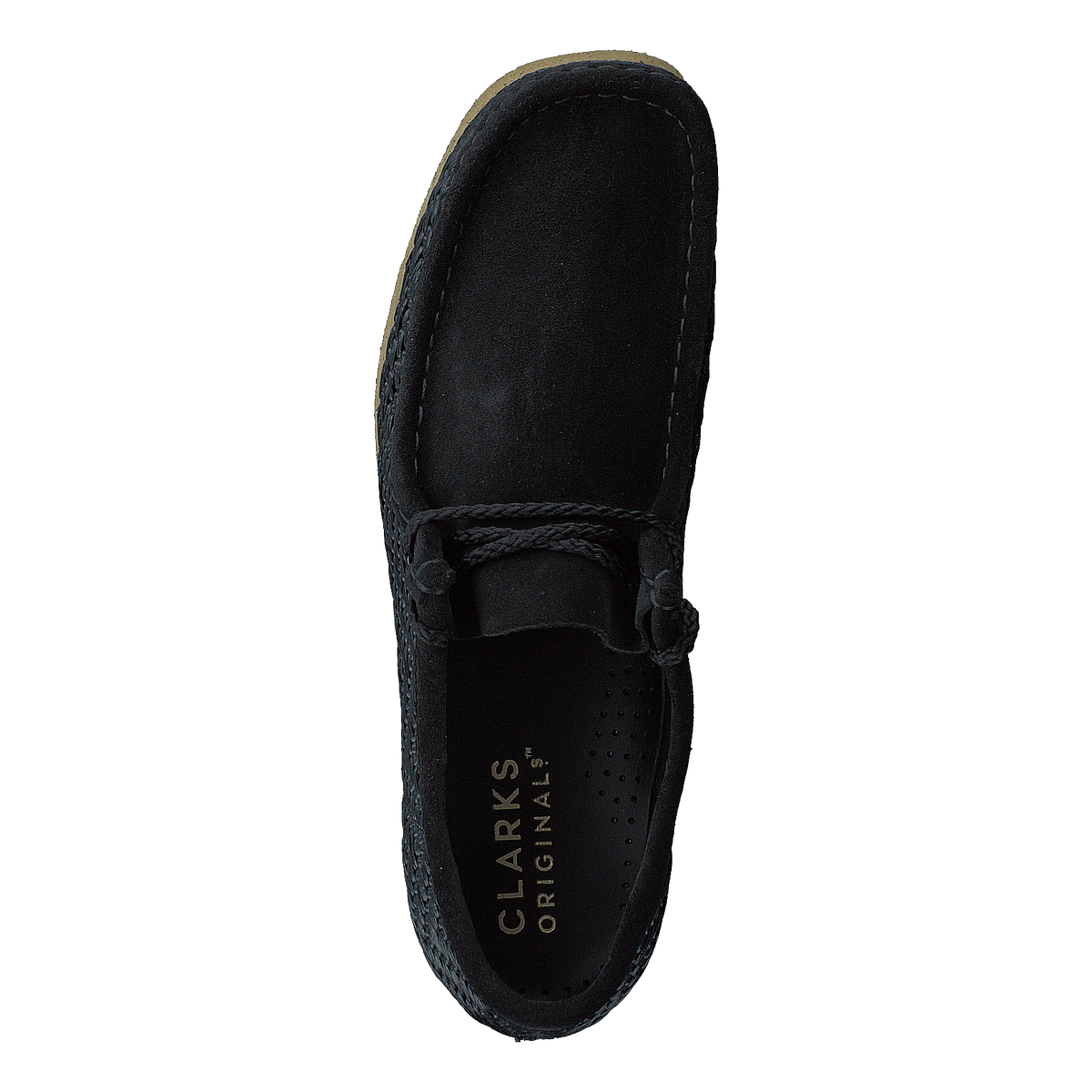 Wallabee Black Raffia