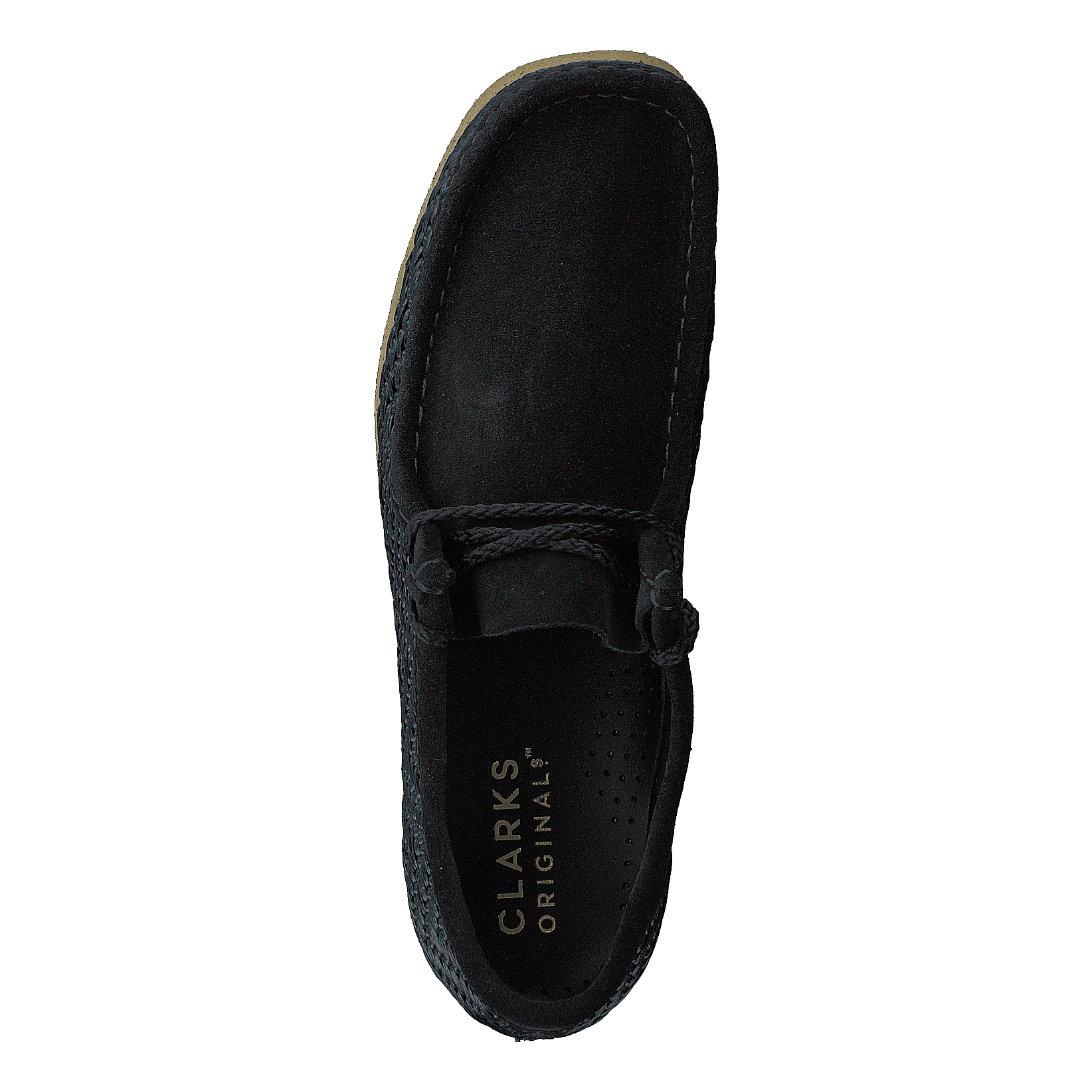 Wallabee Black Raffia