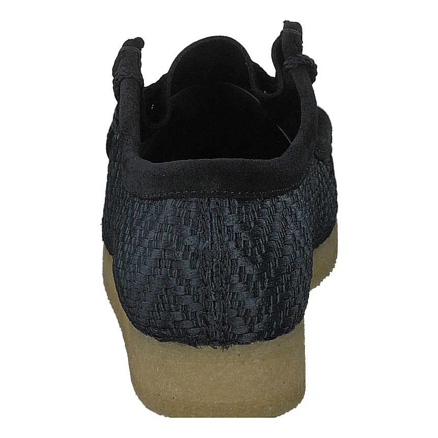 Wallabee Black Raffia