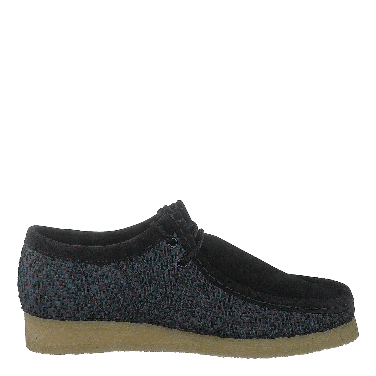 Wallabee Black Raffia
