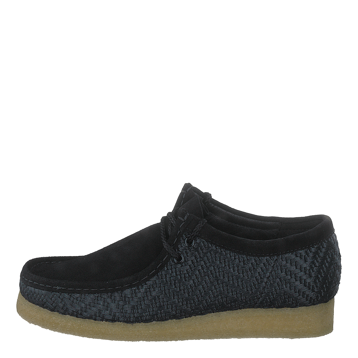 Wallabee Black Raffia