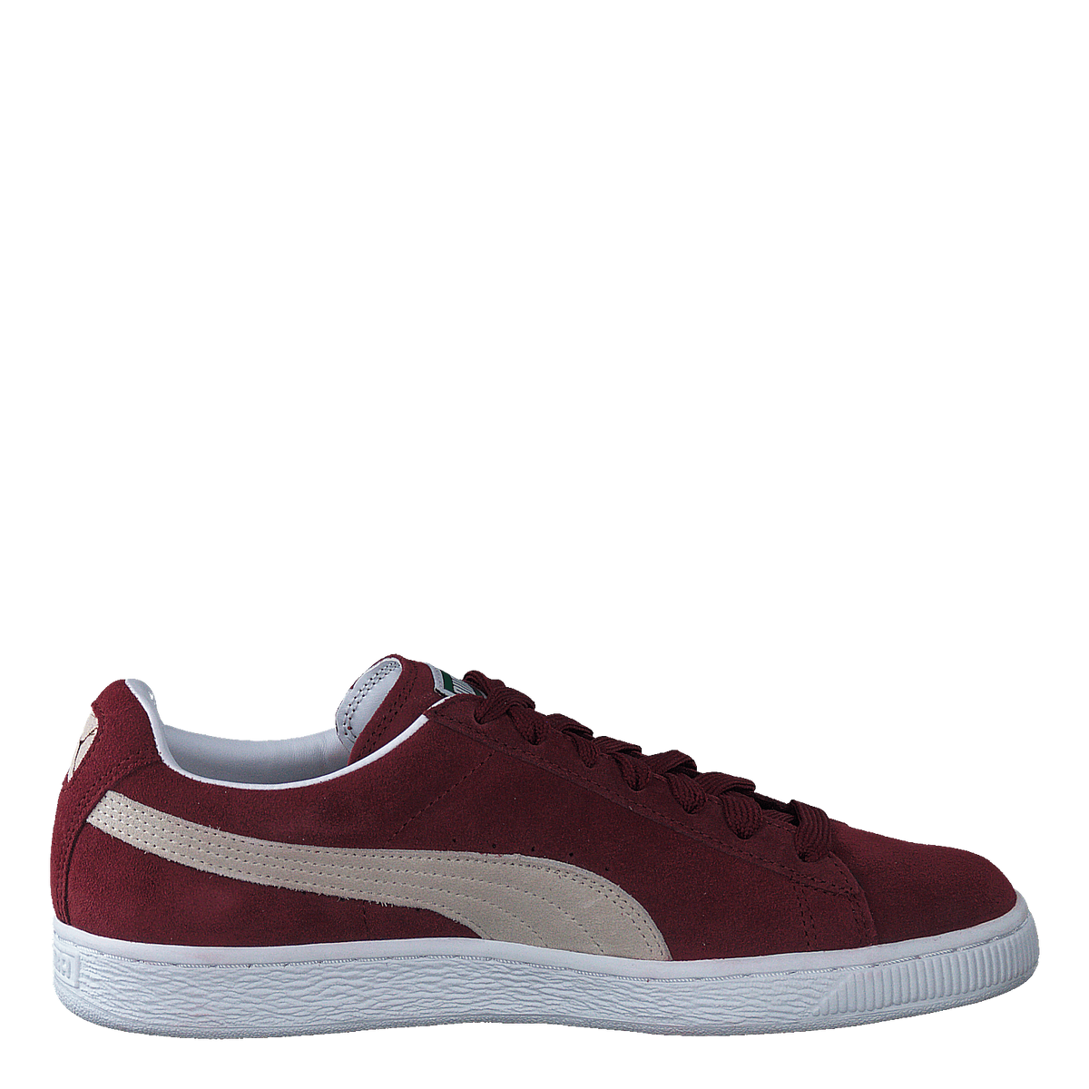 Suede Classic+ Cabernet-white