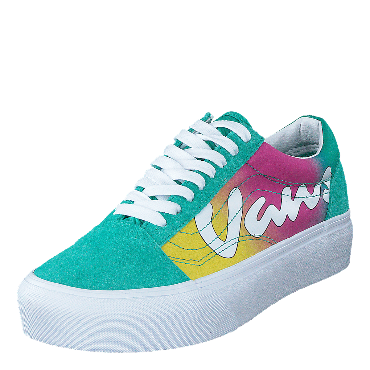 Ua Old Skool Platform (spring Fade)atlantstrwht