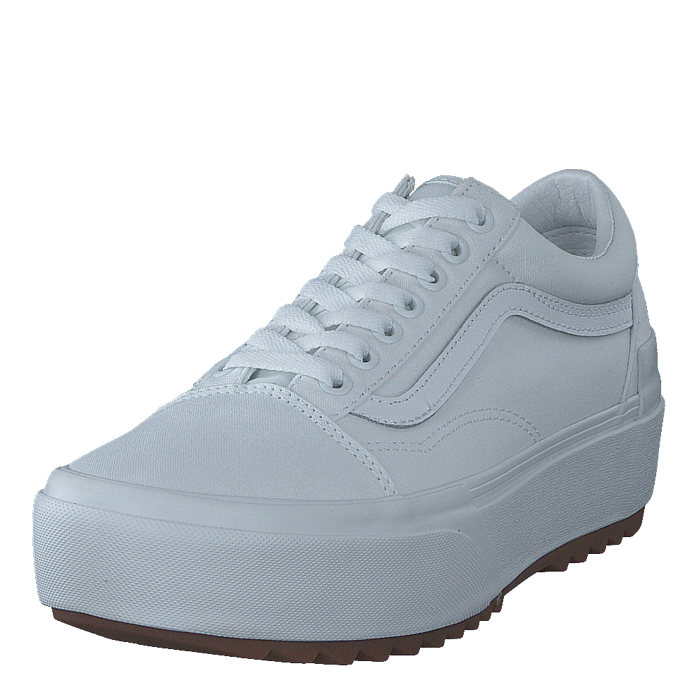 Ua Old Skool Stacked (canvas) True White