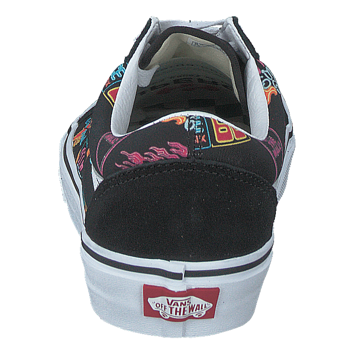 Ua Old Skool (vans Market) Black/neon