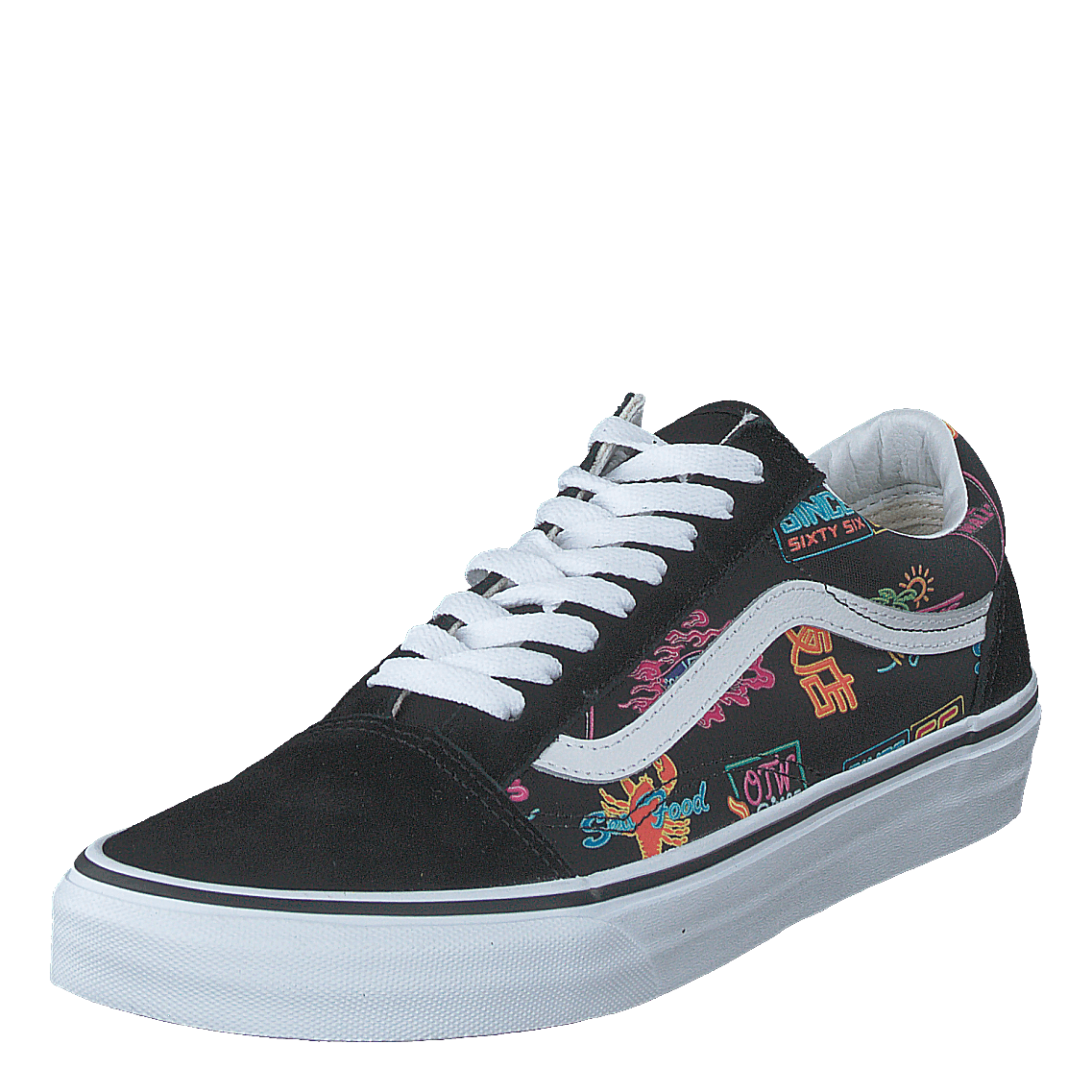 Ua Old Skool (vans Market) Black/neon