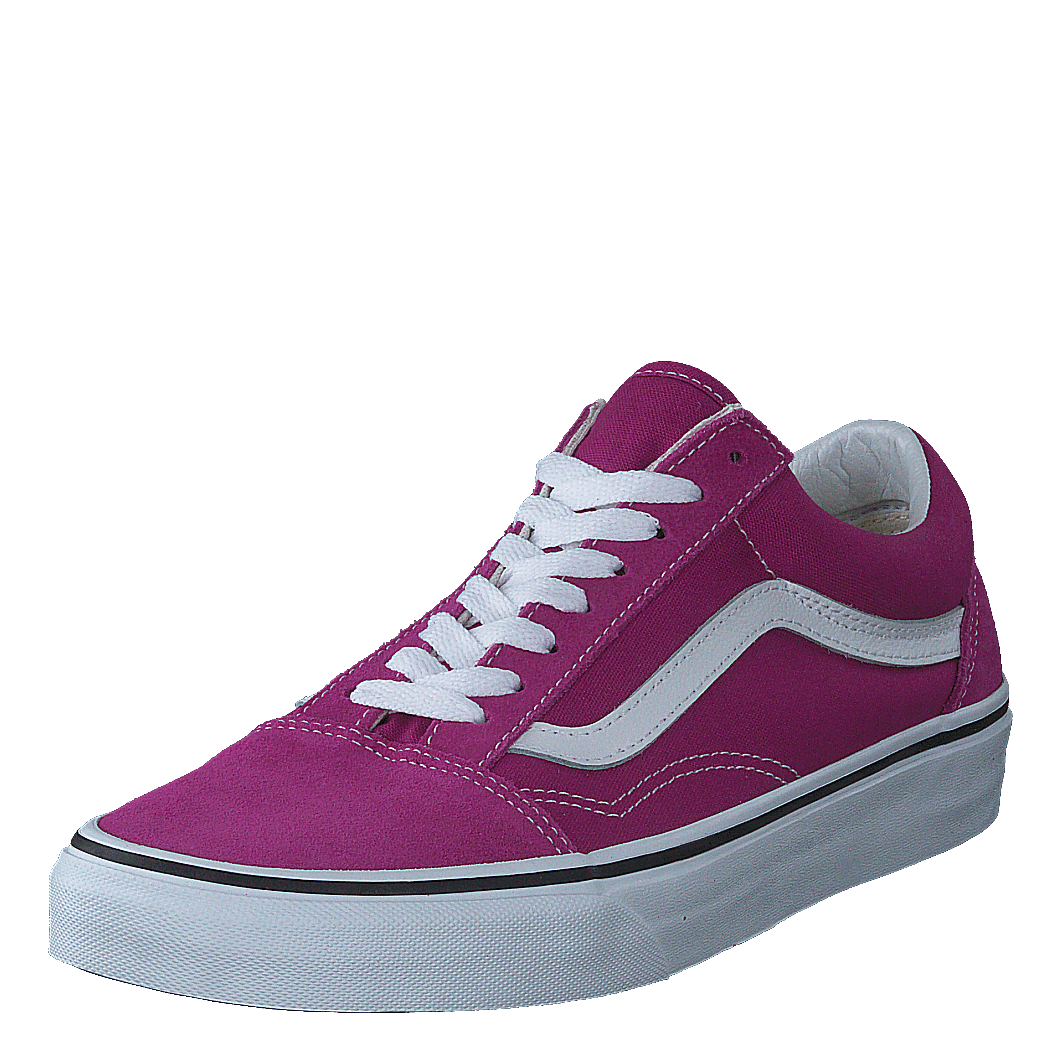 Ua Old Skool Fuchsia Red/true White