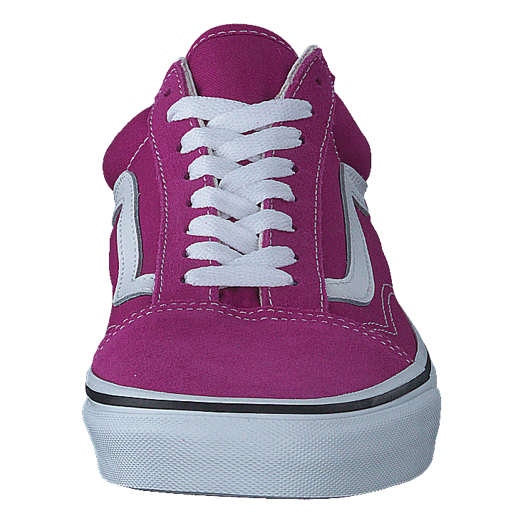 Ua Old Skool Fuchsia Red/true White