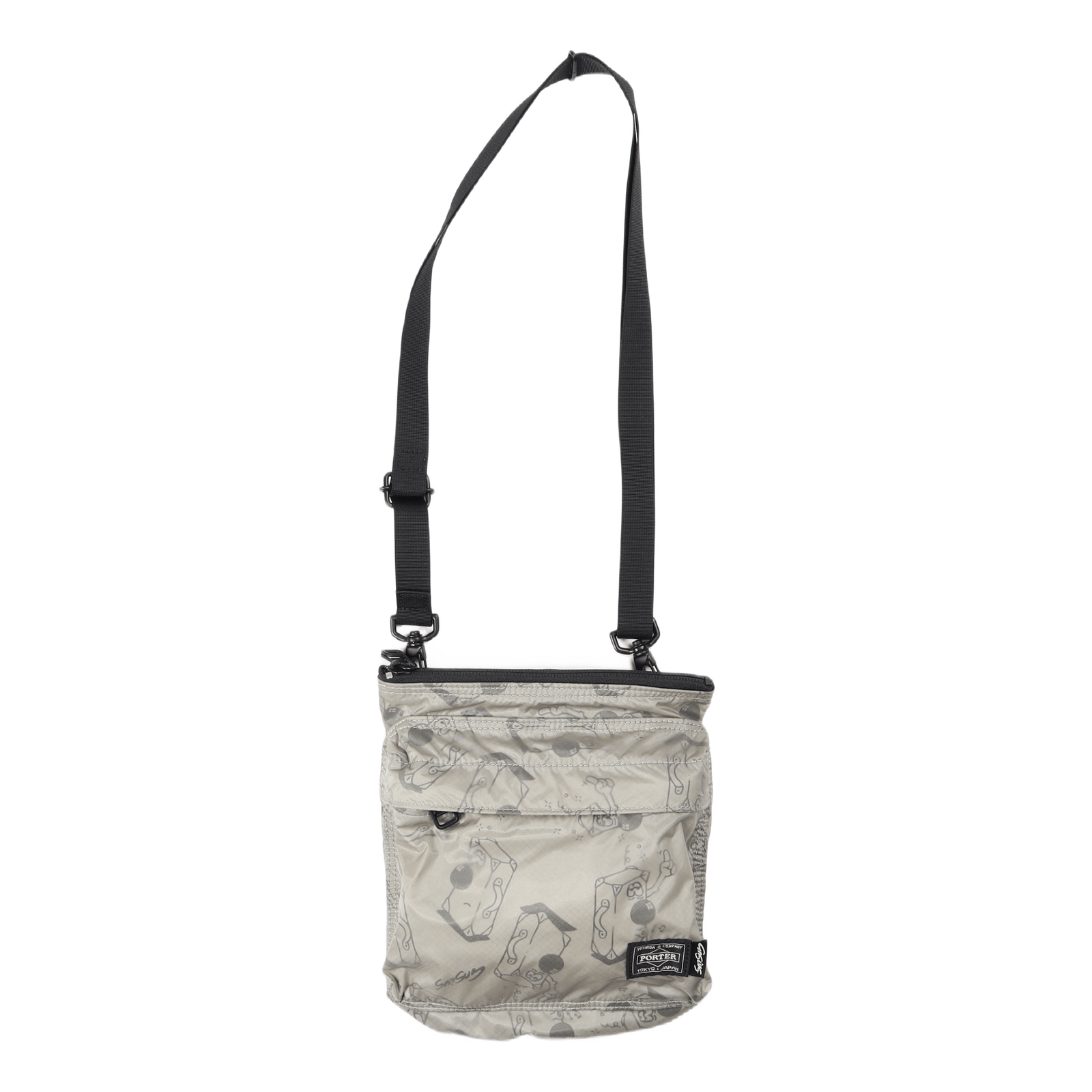 Gasius X Porter Shoulder Bag Gray