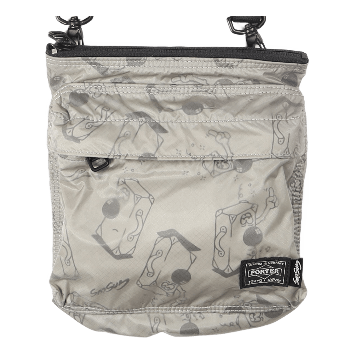 Gasius X Porter Shoulder Bag Gray