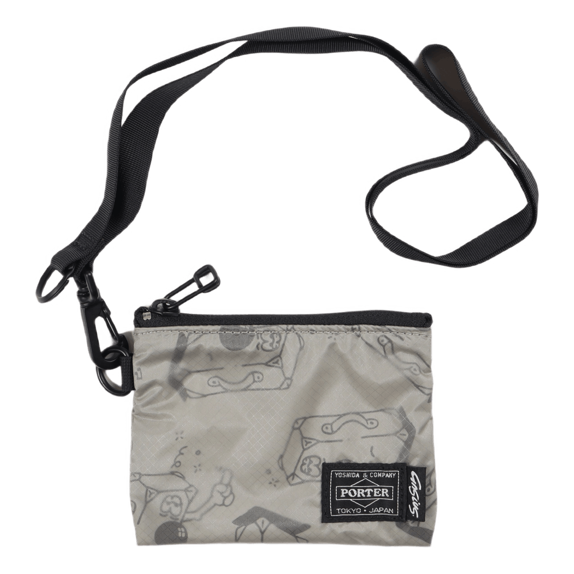 Gasius X Porter Pouch &amp; Strap Gray