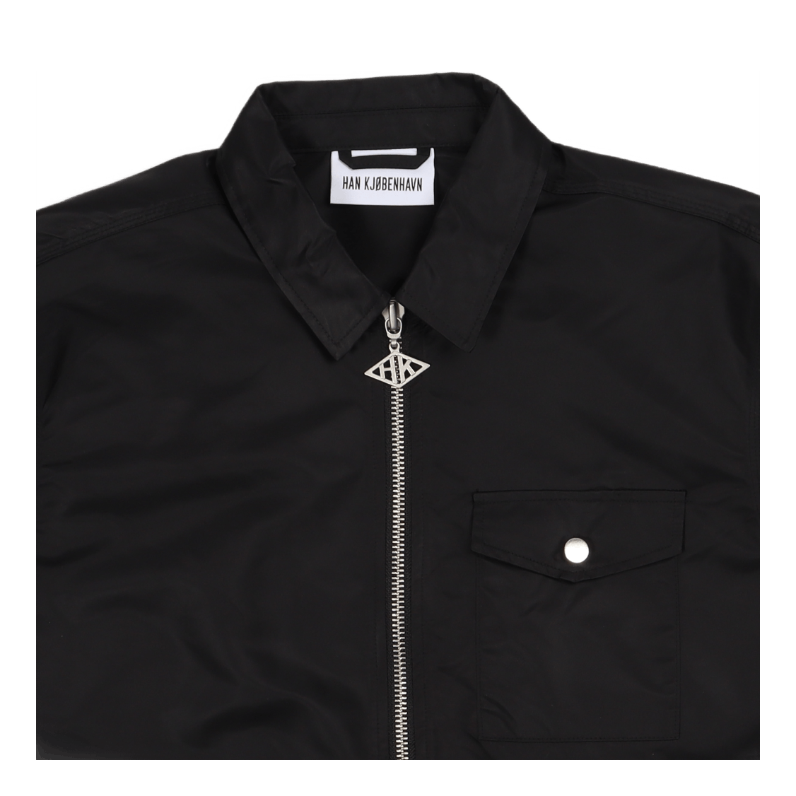 Army Shirt Zip Black