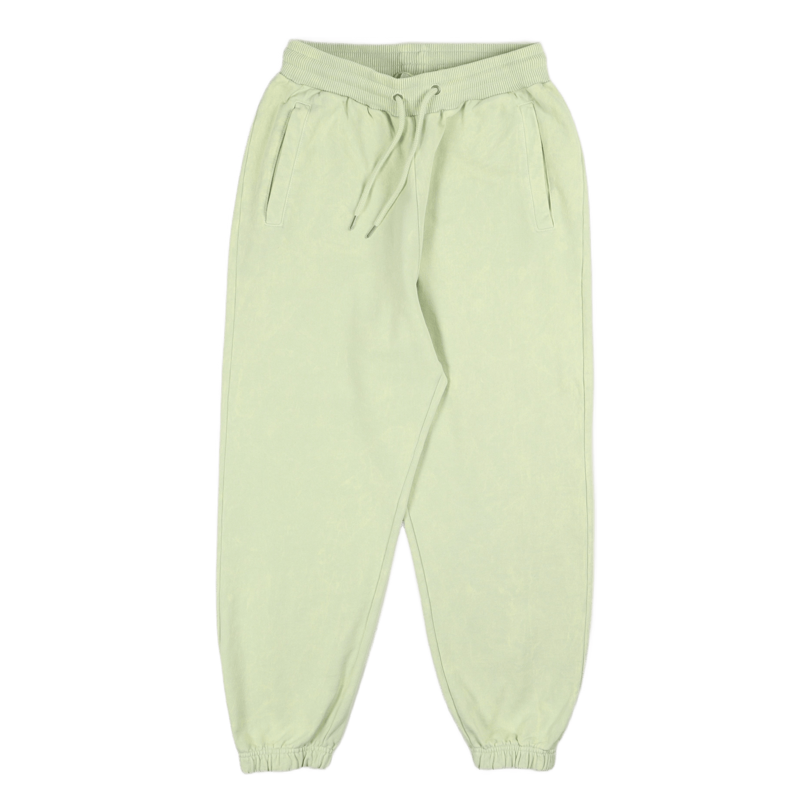 Cropped Sweat Pants Pale Green Acid