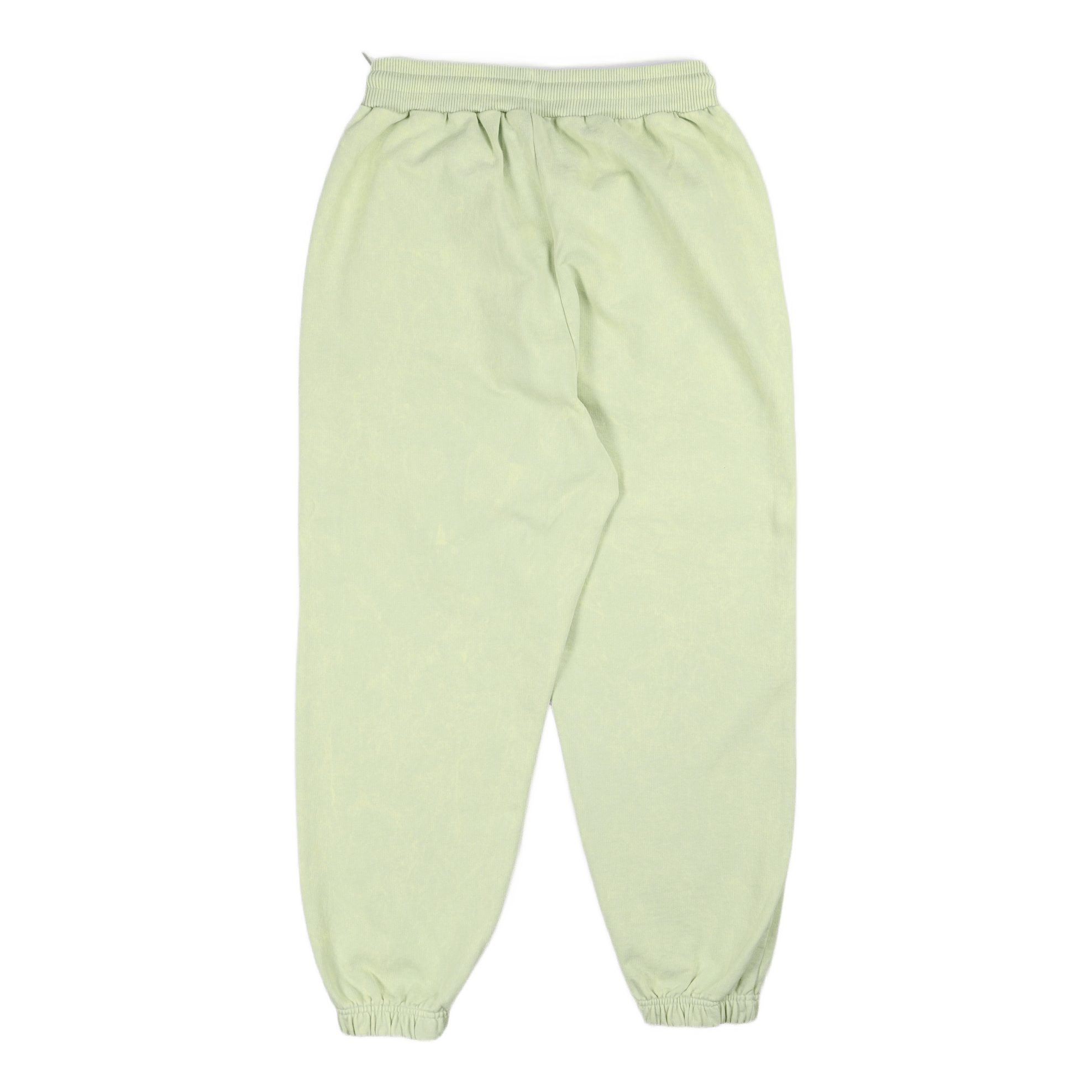 Cropped Sweat Pants Pale Green Acid
