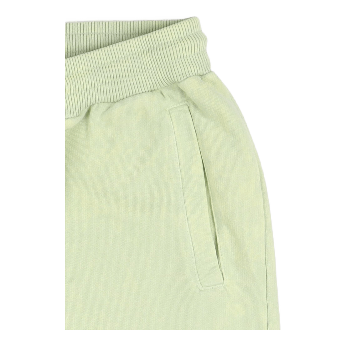 Cropped Sweat Pants Pale Green Acid