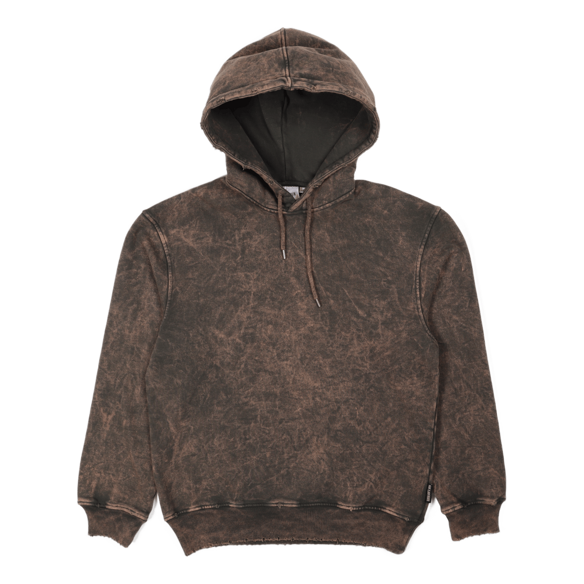 Distressed Hoodie Distressed Brown Acid