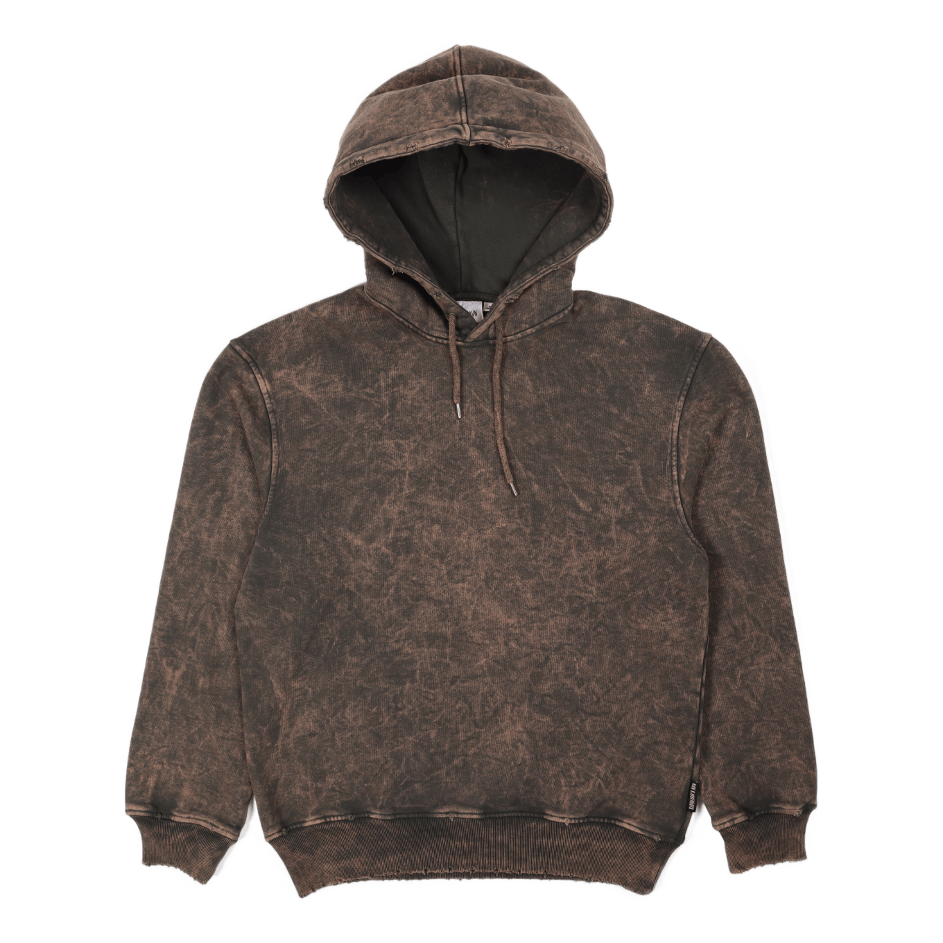 Distressed Hoodie Distressed Brown Acid