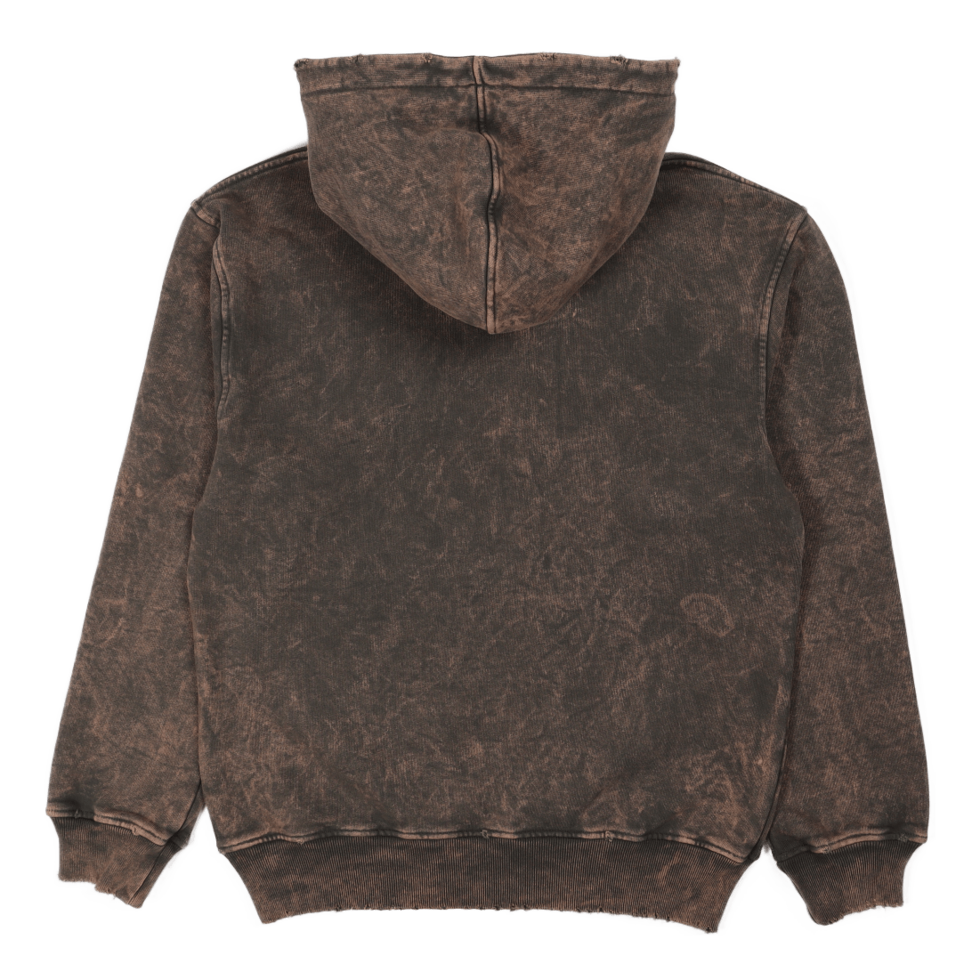 Distressed Hoodie Distressed Brown Acid