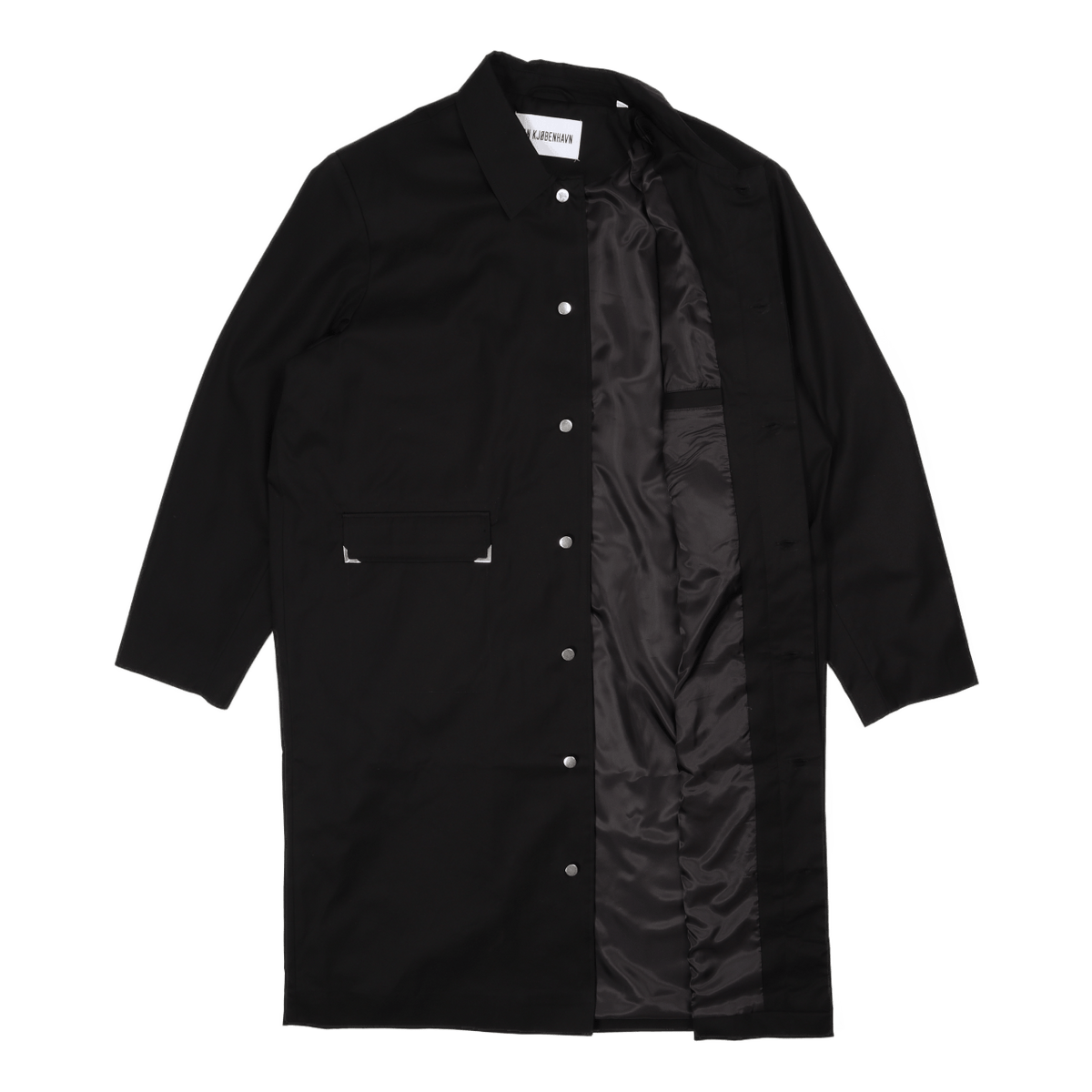 Square Coat Black