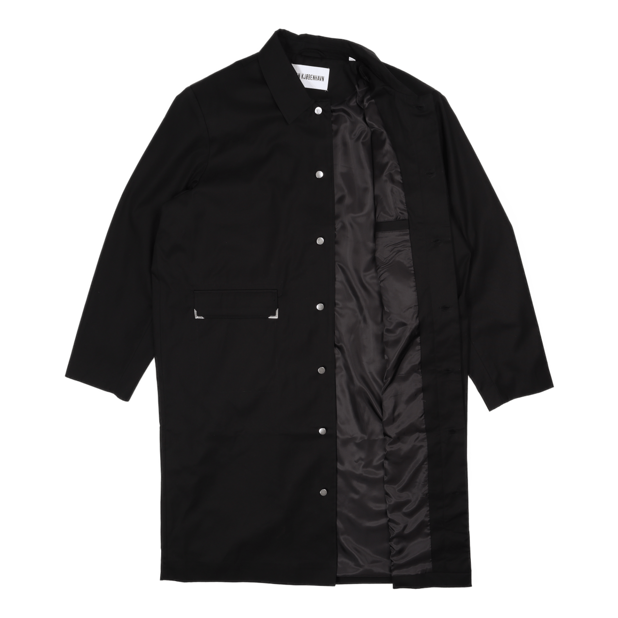 Square Coat Black