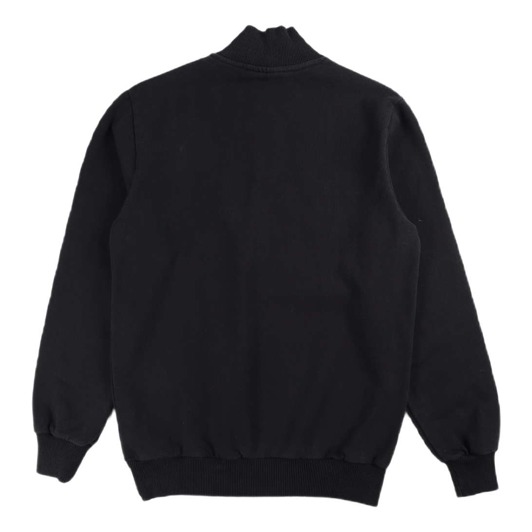 Half Zip Sweat Faded Black