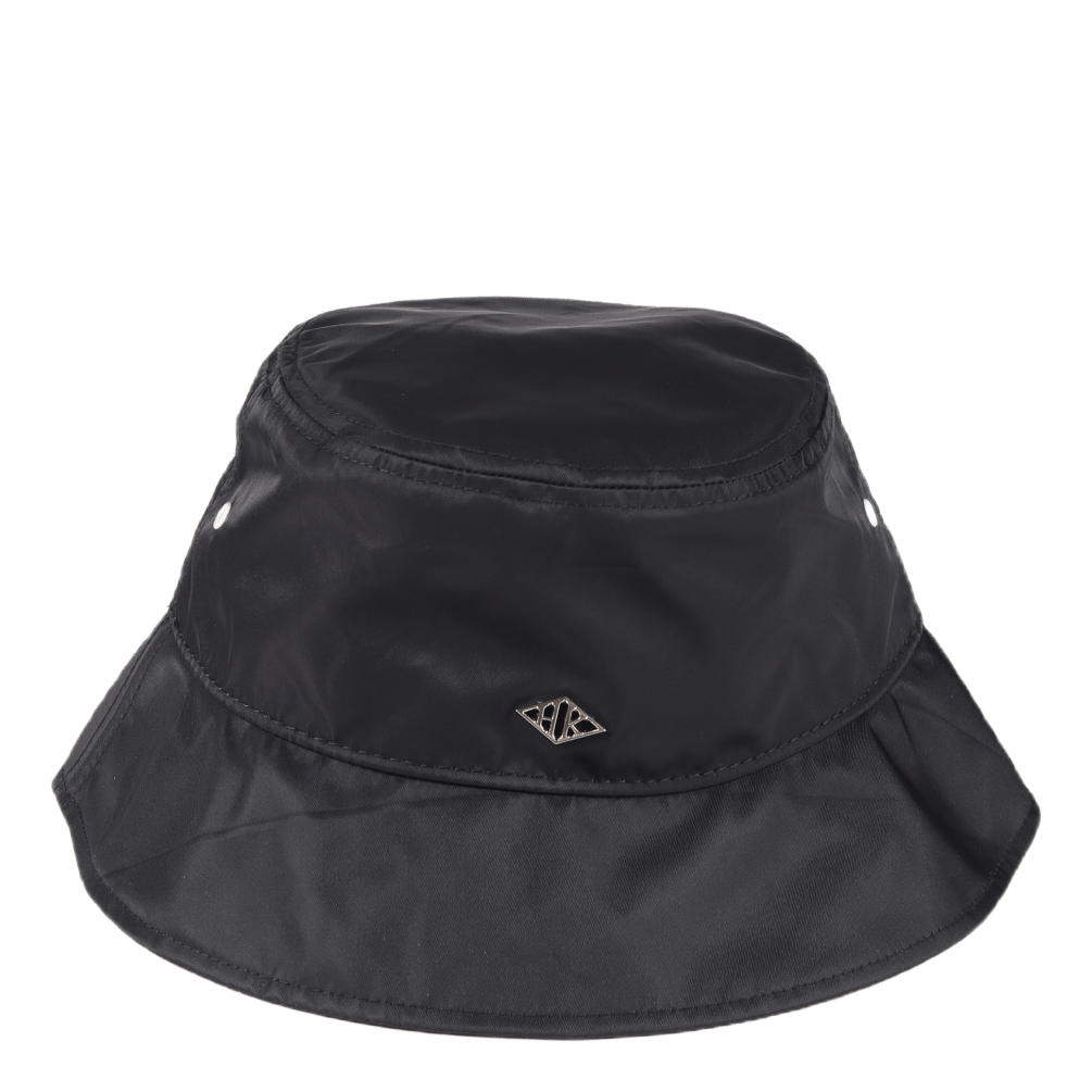 Bucket Hat Black Nylon Hk