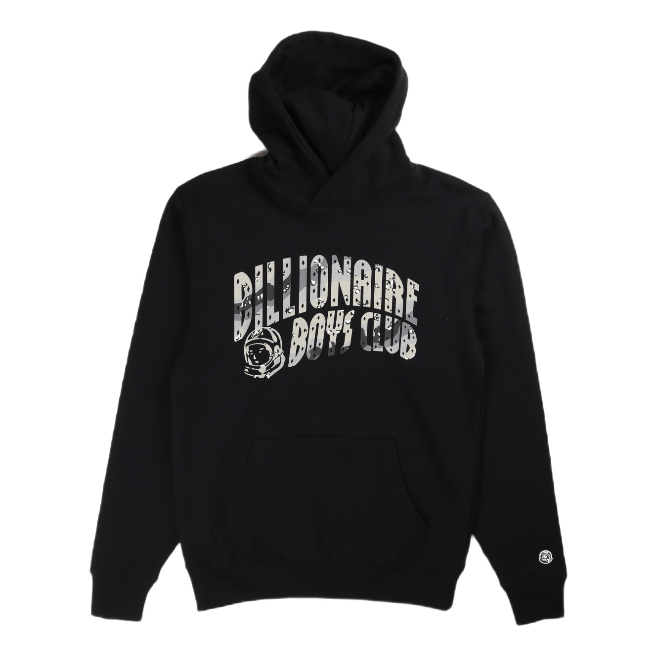 Camo Arch Logo Popover Hood Black