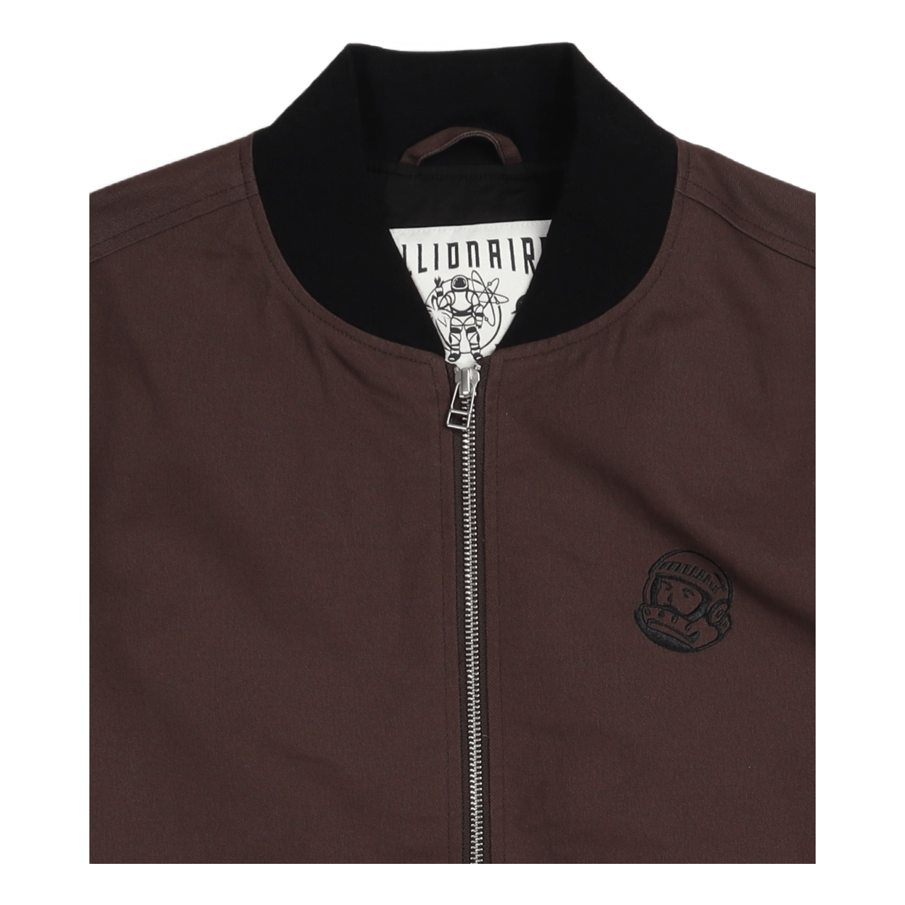 Stencil Logo Bomber Jacket Grey