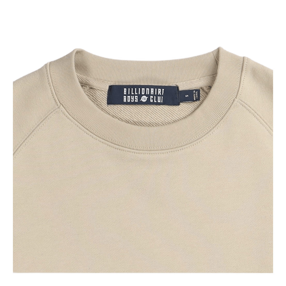 Embroidered Serif Logo Crewnec Tan