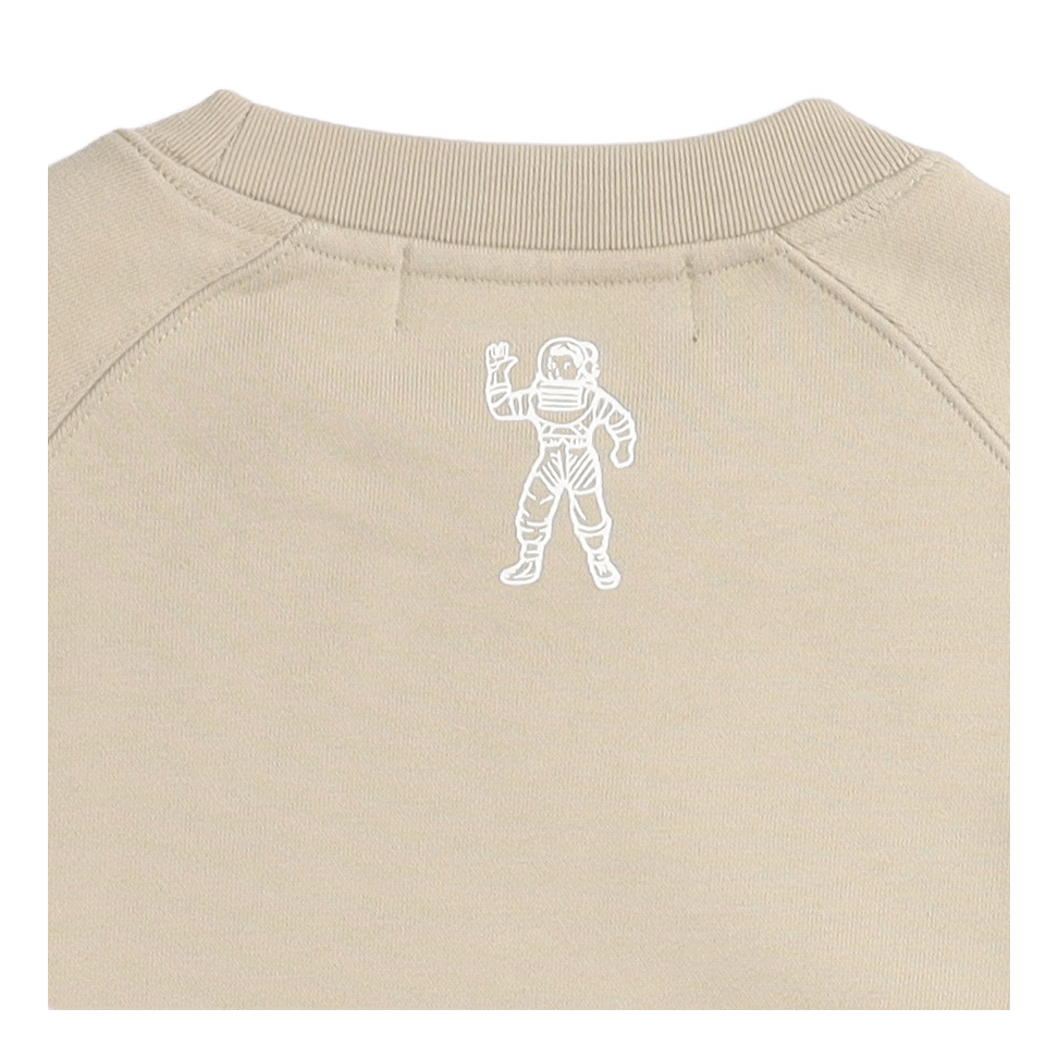 Embroidered Serif Logo Crewnec Tan