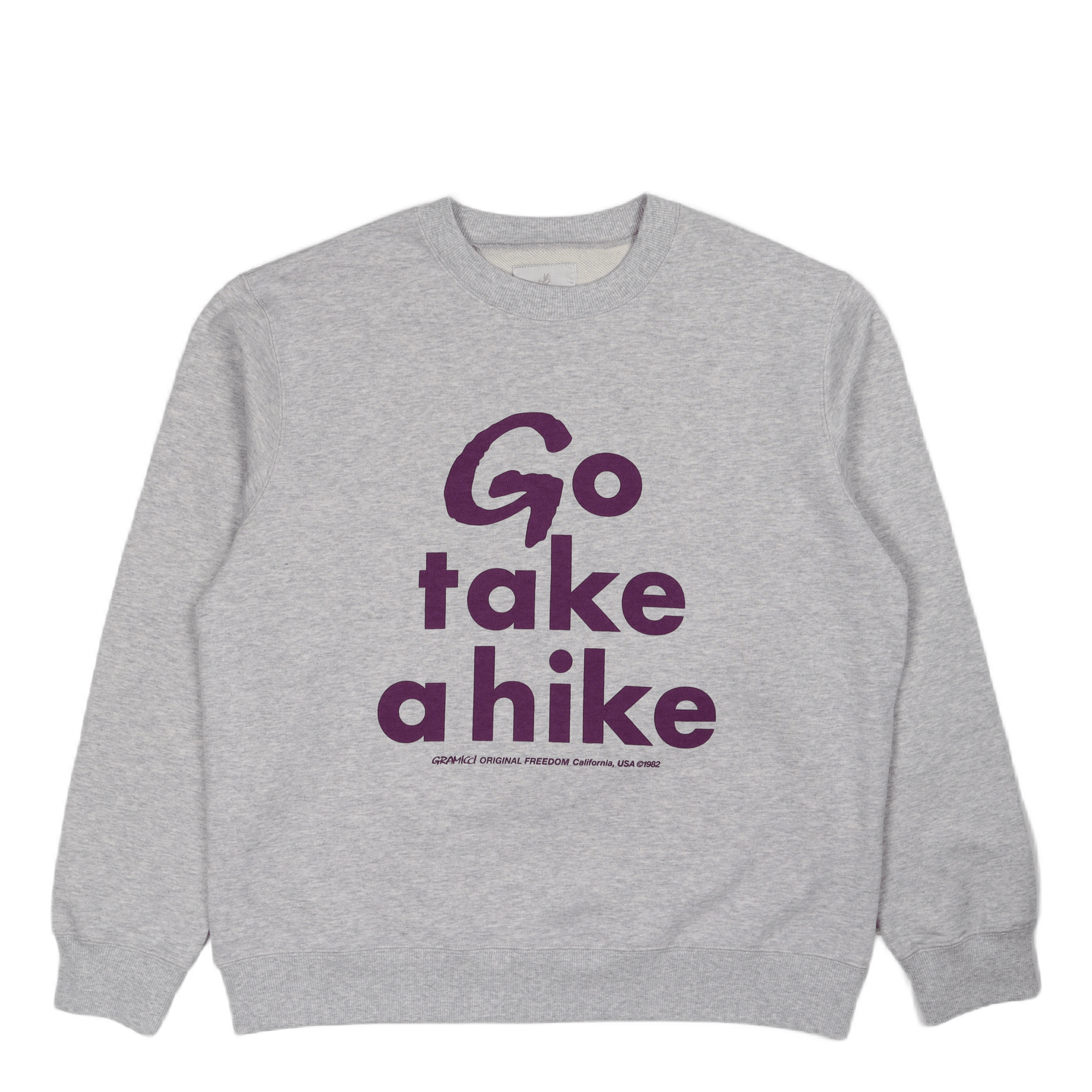 Take A Hike Sweatshirt Ash Heather