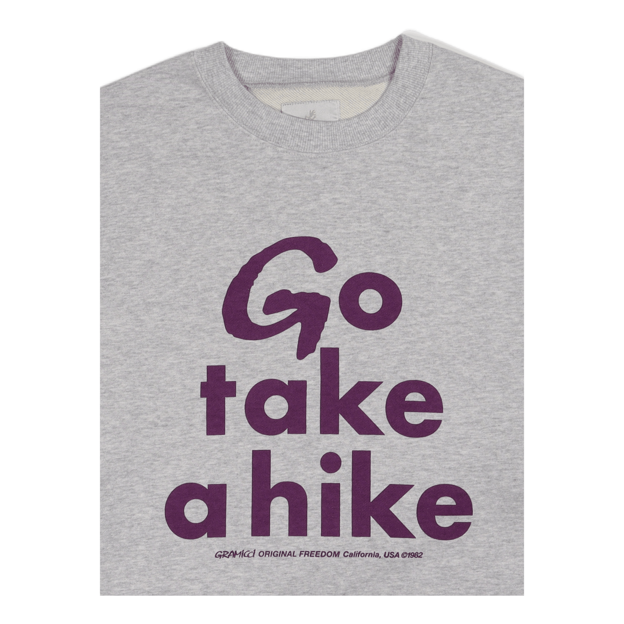 Take A Hike Sweatshirt Ash Heather