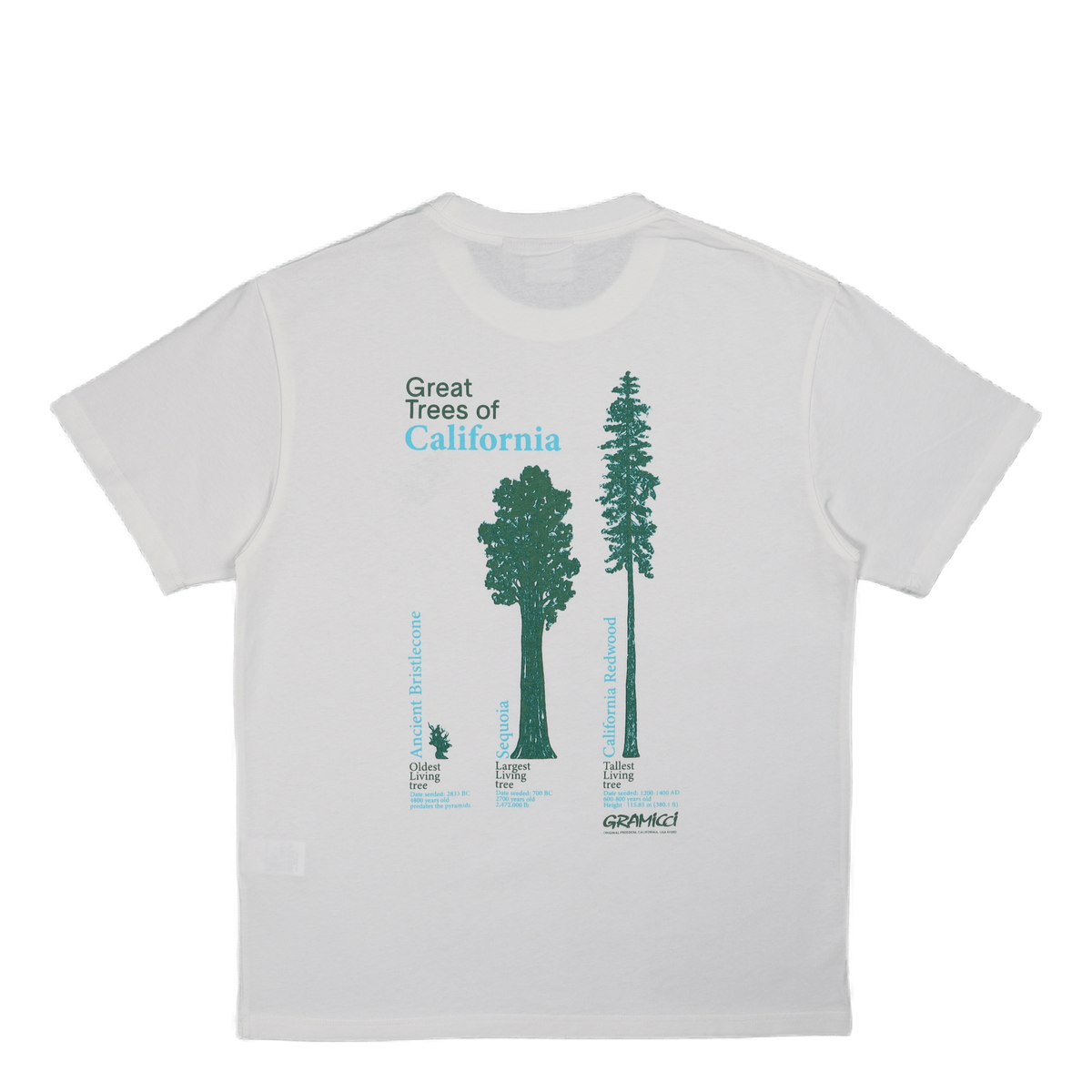 Cali Trees Tee White