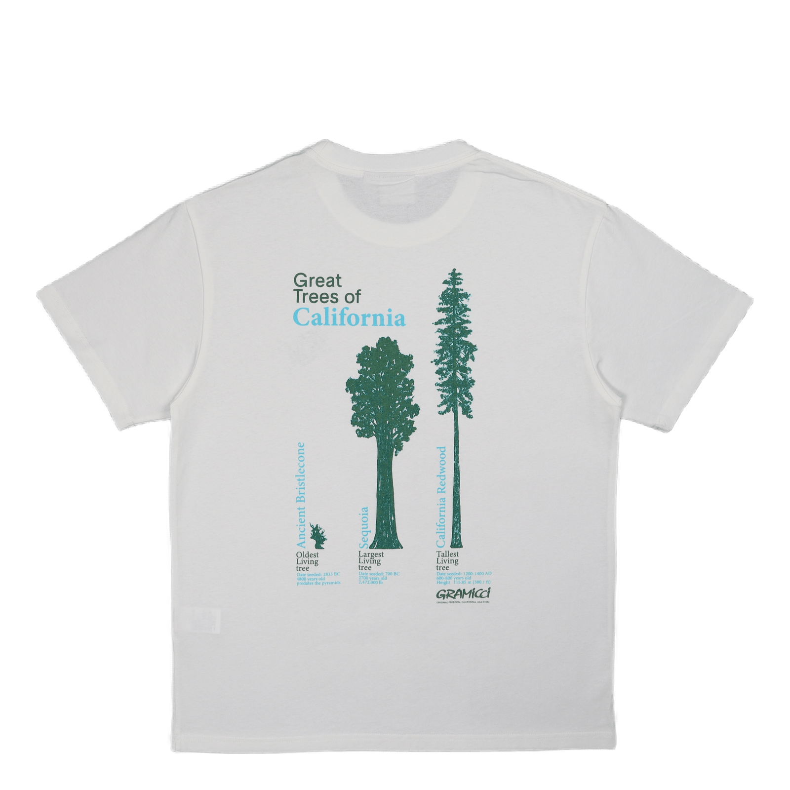 Cali Trees Tee White